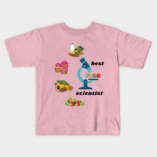 Best Food Scientist Kids T-Shirt